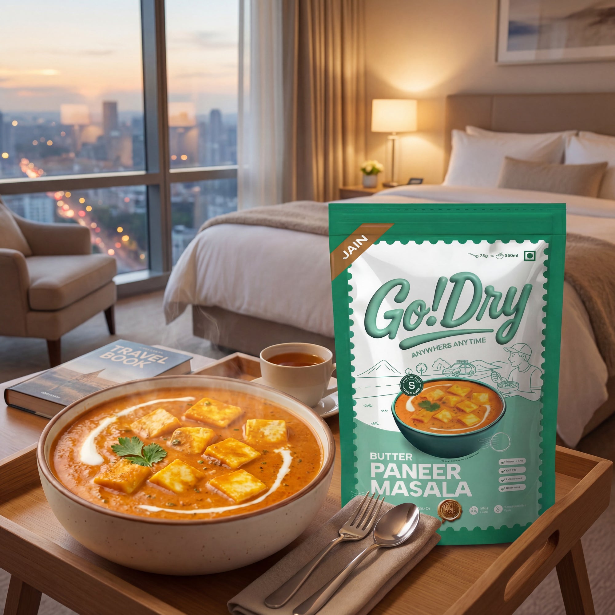 Jain Butter Paneer Masala