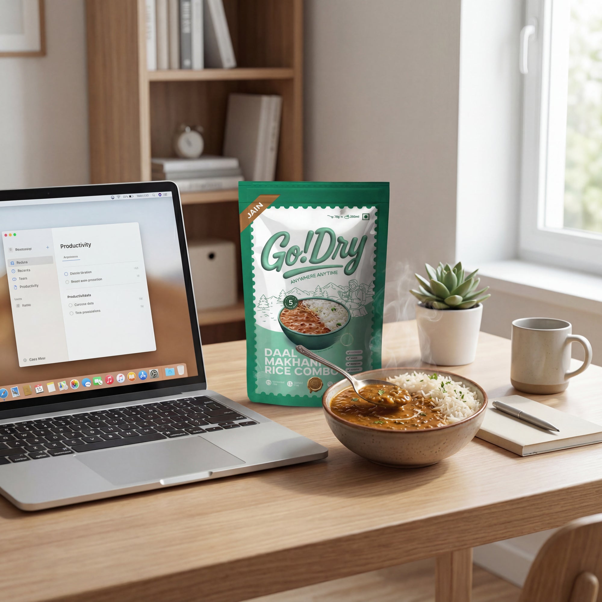 Jain Daal Makhani Rice Combo