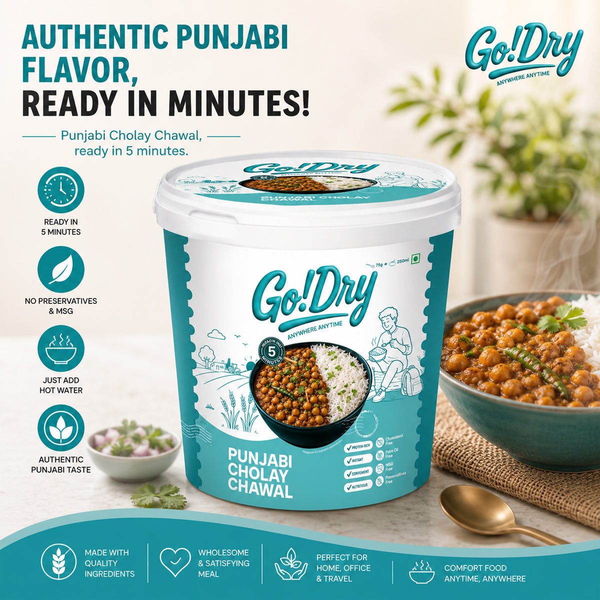 Punjabi Cholay Chawal