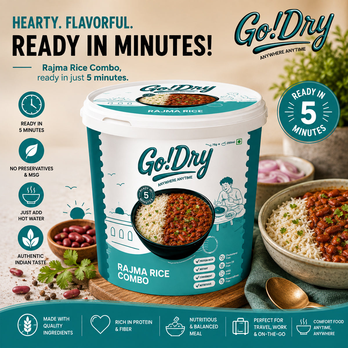 Rajma Rice Combo