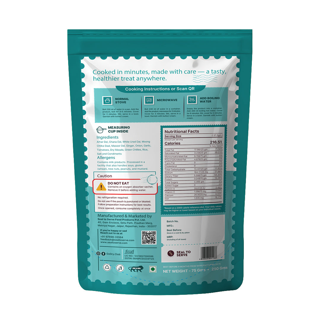 Daal Tadka Rice Combo