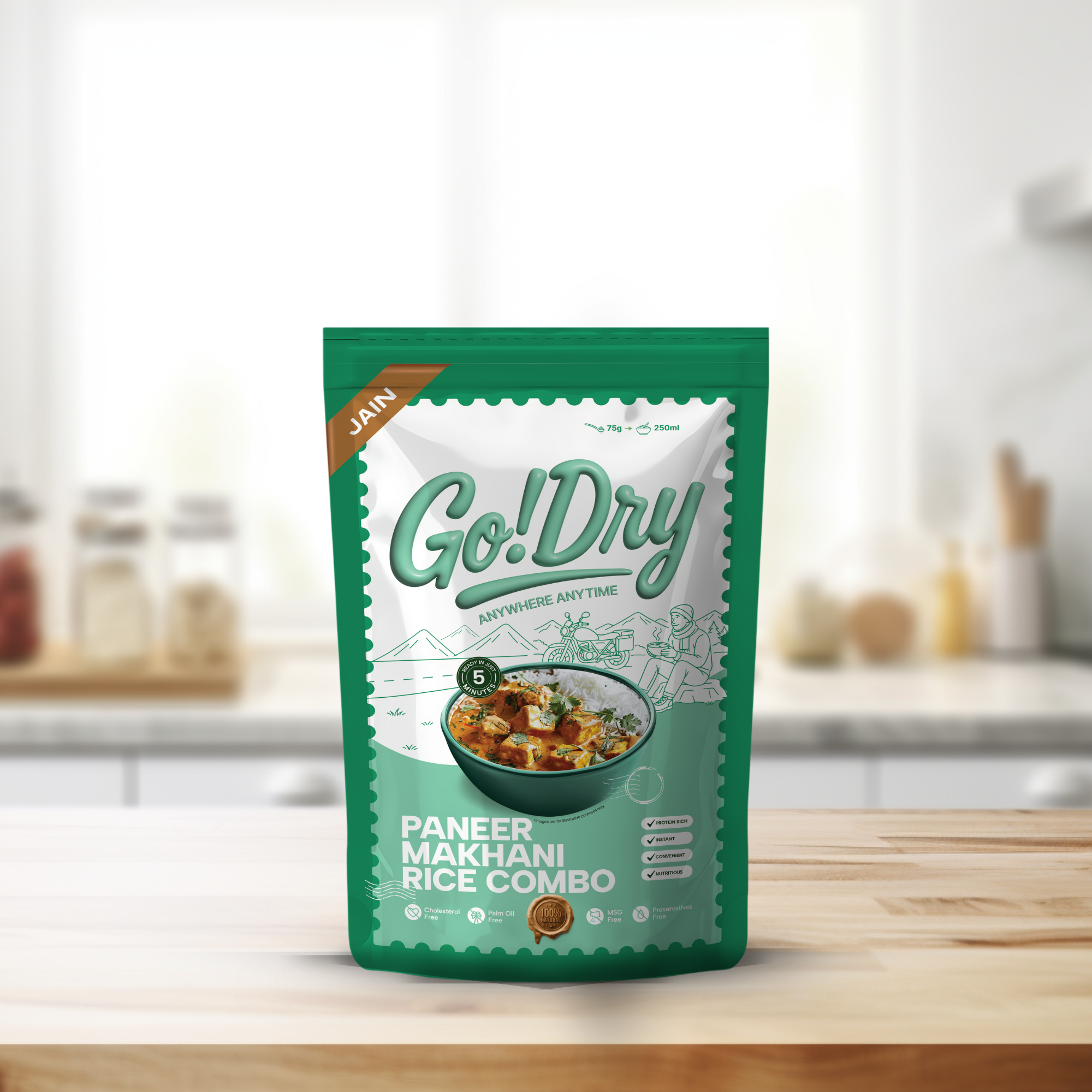 Jain Makhani Rice Combo