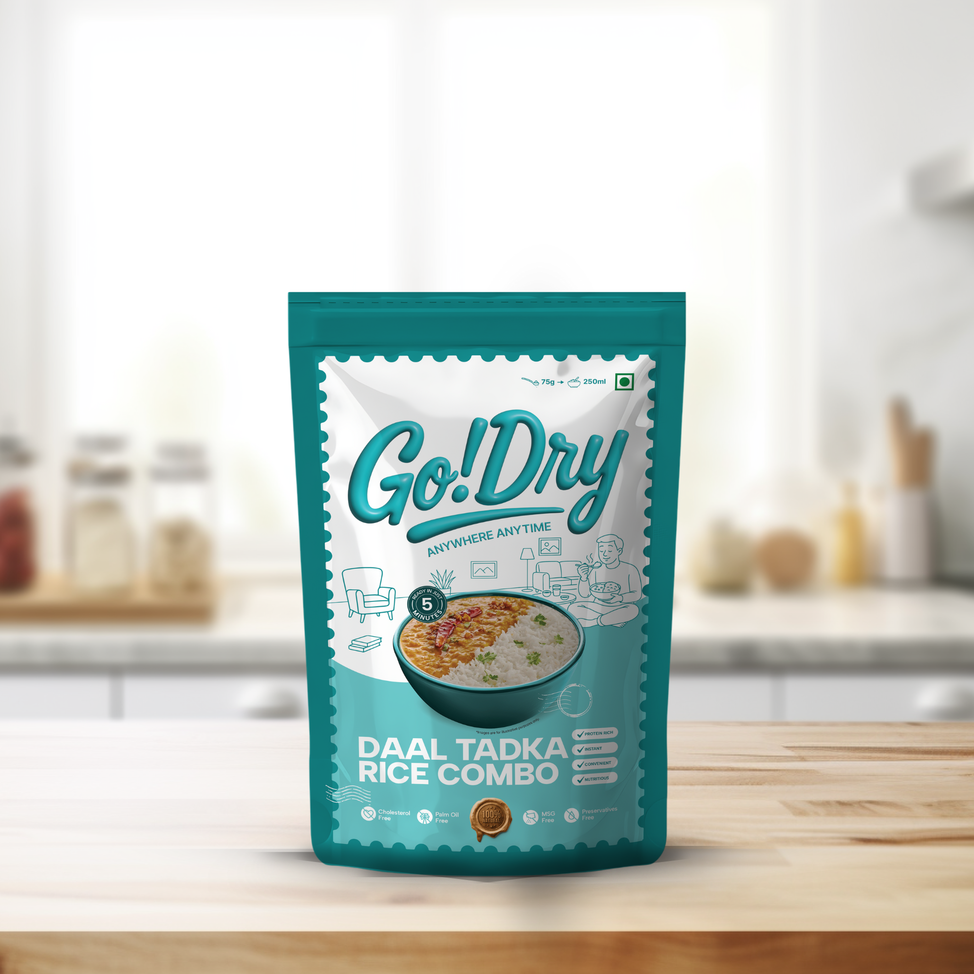 Daal Tadka Rice Combo